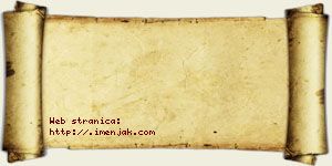 Anđela Mioković vizit kartica